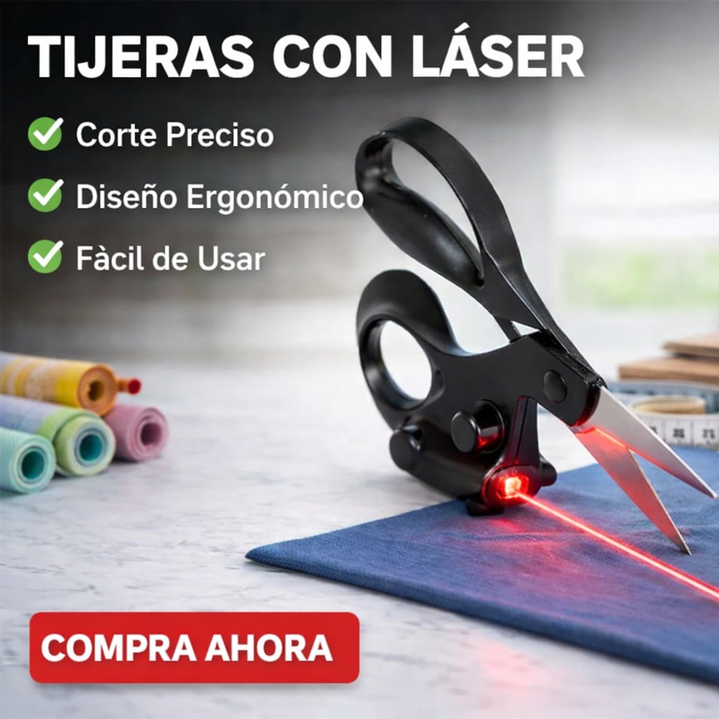 ✂️ Tijera Pro🇷 Con Guía Láser 🔥OFERTA Lanzamiento🔥 50%OFF