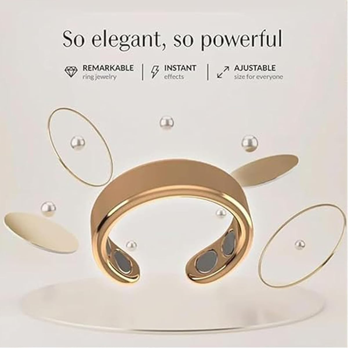 Anillo Control de Sueño y Bienestar Magnético Ajustable + ENVIO GRATIS