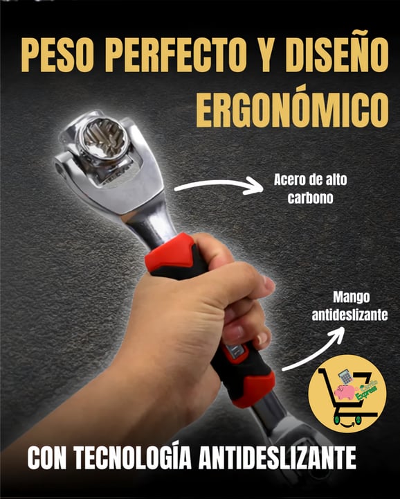 2x1 Power-Max™️ ORIGINAL LLAVE INGLESA MULTIUSOS 48 EN 1