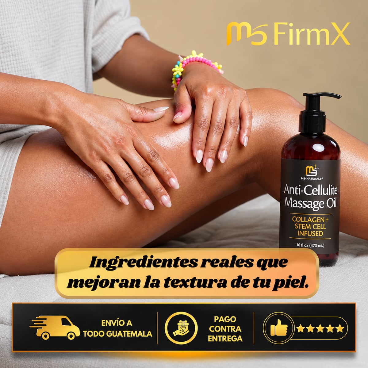 M3 FirmX - Combate la retención y celulitis naturalmente