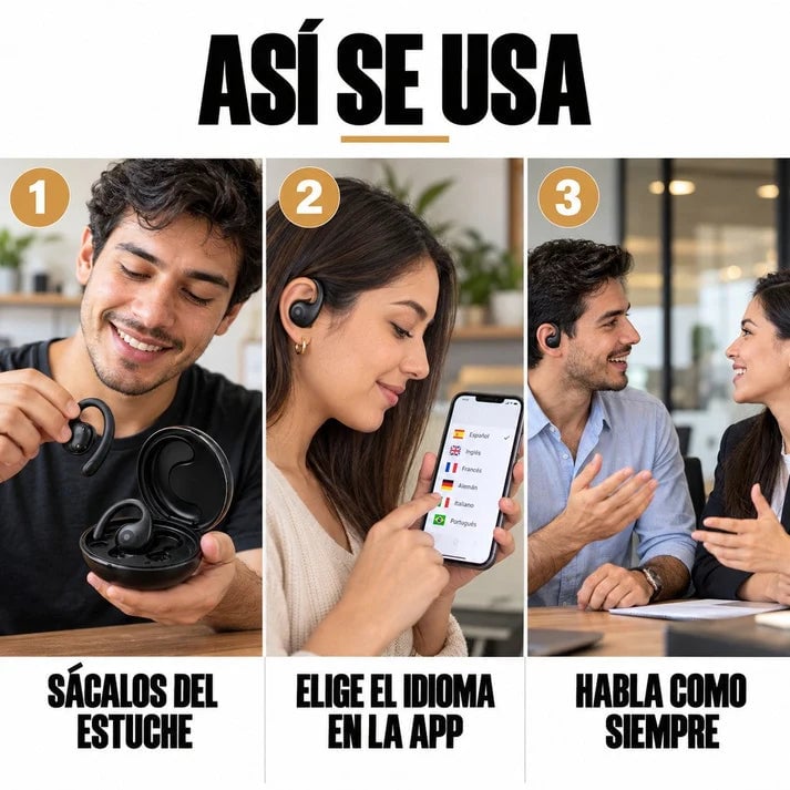 VOXARA · Audífonos traductores