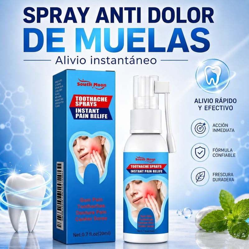 SPRAY BUCAL / ALIVIO RAPIDO PARA EL DOLOR DENTAL Y ENCIAS🦷 ENVIO GRATIS