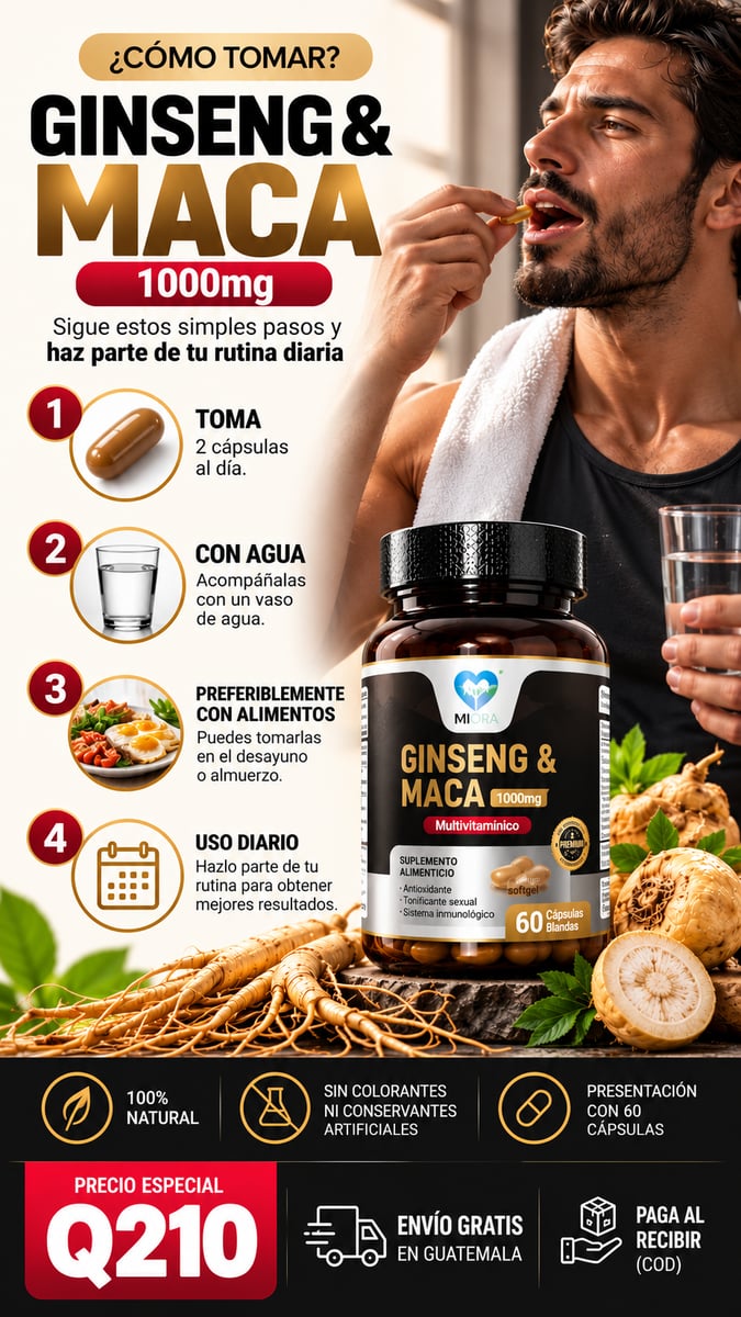 GINSENG Y MACA
