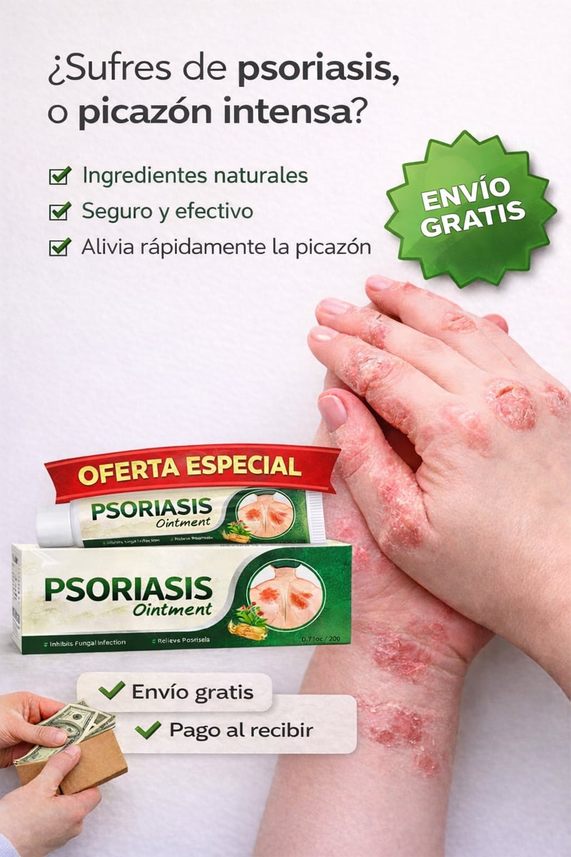 ✅ PSORIASIS™ | Alivia la picazón y el enrojecimiento de la piel desde la primera aplicación ☀️