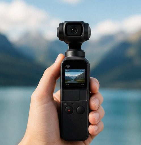 📹 Captura cada momento con calidad profesional La cámara de bolsillo que graba como un profesional Video 4K