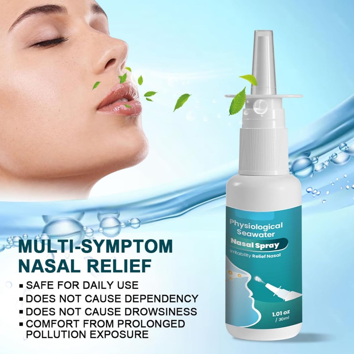 Respira Fácil Spray Nasal Rápido Alivio Instantáneo