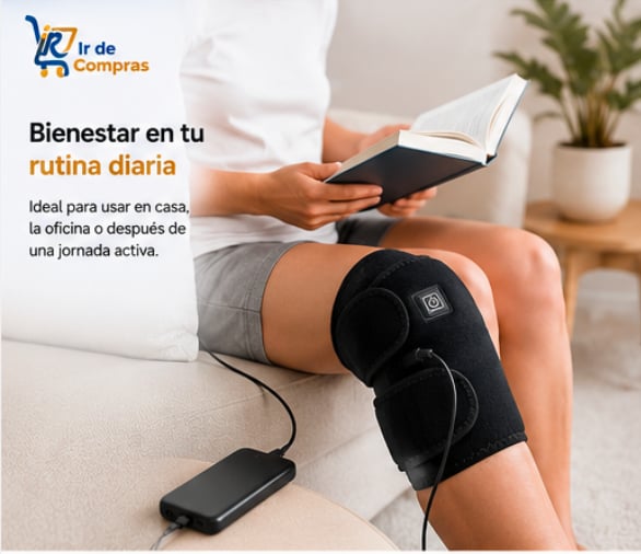 Rodillera con Temperatura Ajustable | Alimentación USB