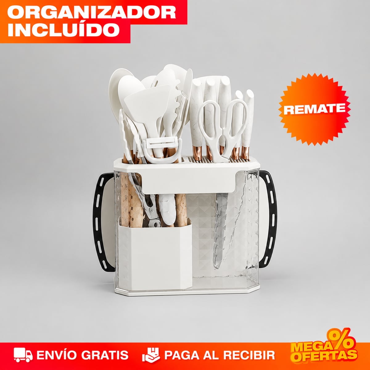 SET UTENSILIOS DE COCINA 16 PIEZAS