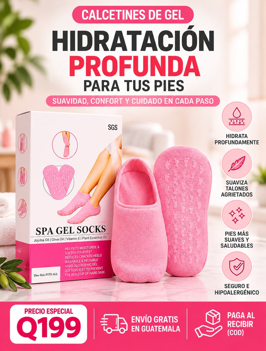 Calcetines Hidratantes de Gel