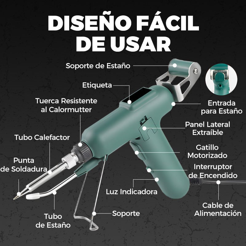Soldador Eléctrico 80W de Alta Eficiencia + ENVÍO GRATIS 🎁