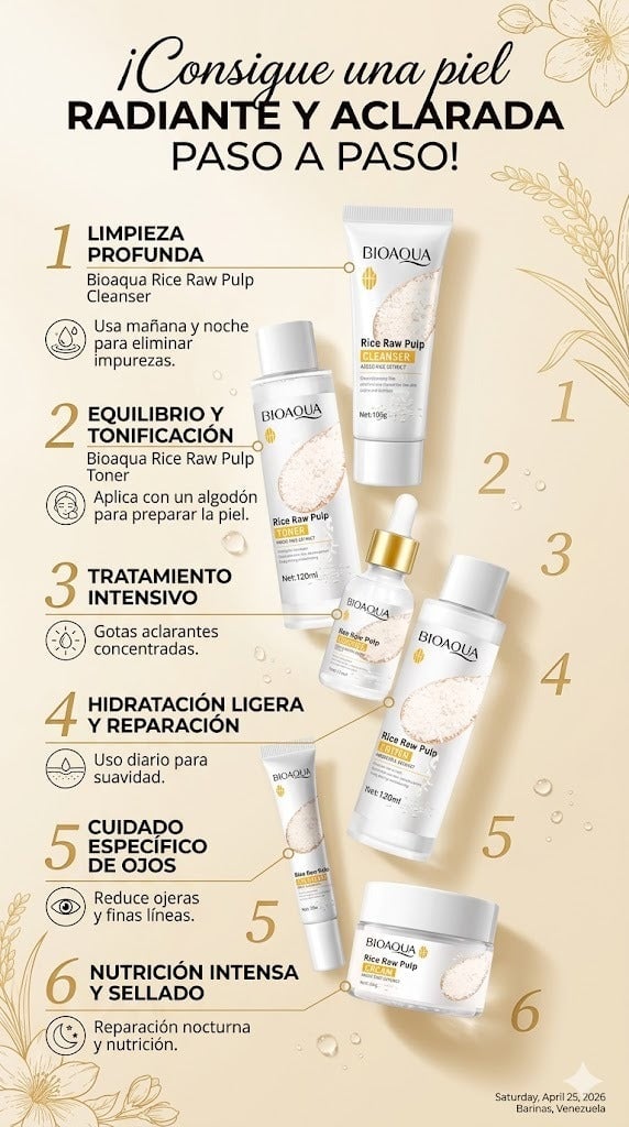 PROMOCION KIT BIOAQUA - PIEL MAS CLARA + ENVIÓ GRATIS🌸🌸🎁🎁