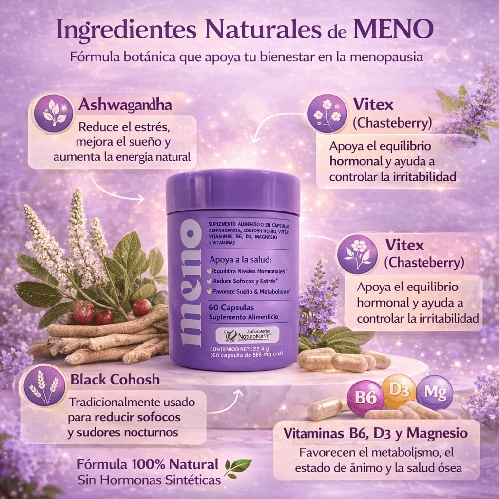 MENO® l Cápsulas Adelgazantes Menopausia