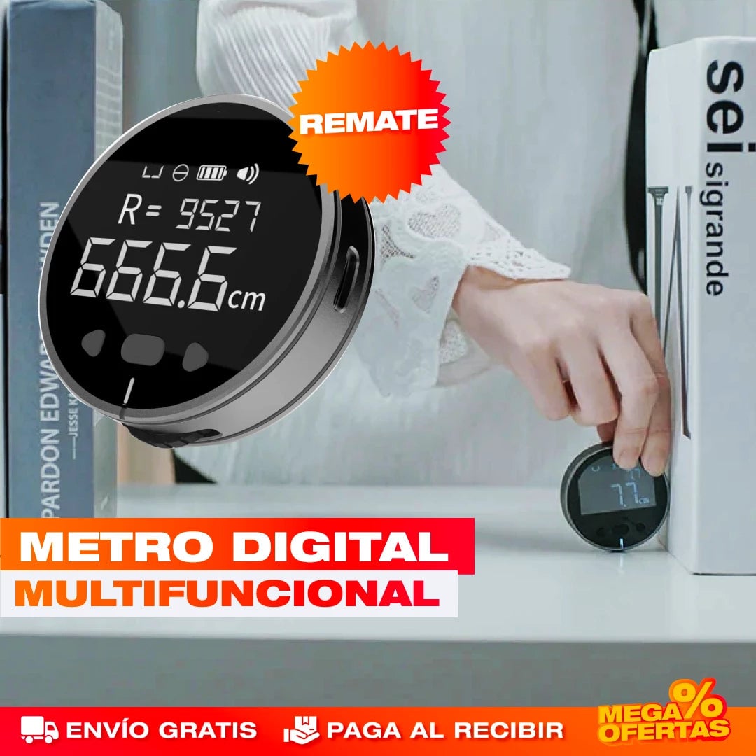 SUPER PROMO METRO DIGITAL COMPÁCTO RECARGABLE
