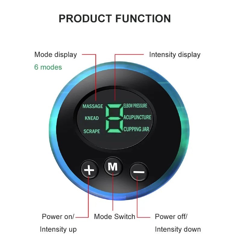 Masajeador Pies Eléctrico USB Portátil Estimulador Muscular