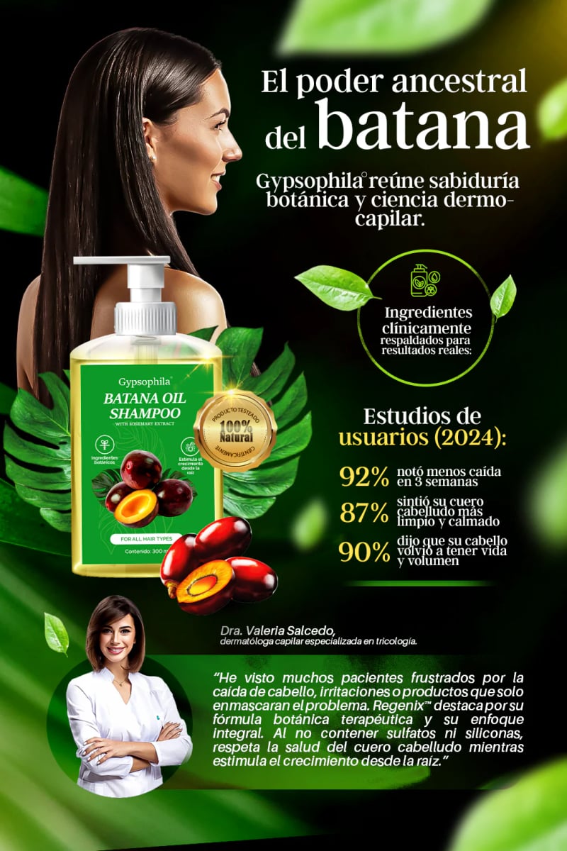 SHAMPOO DE BATANA OIL Y ROMERO