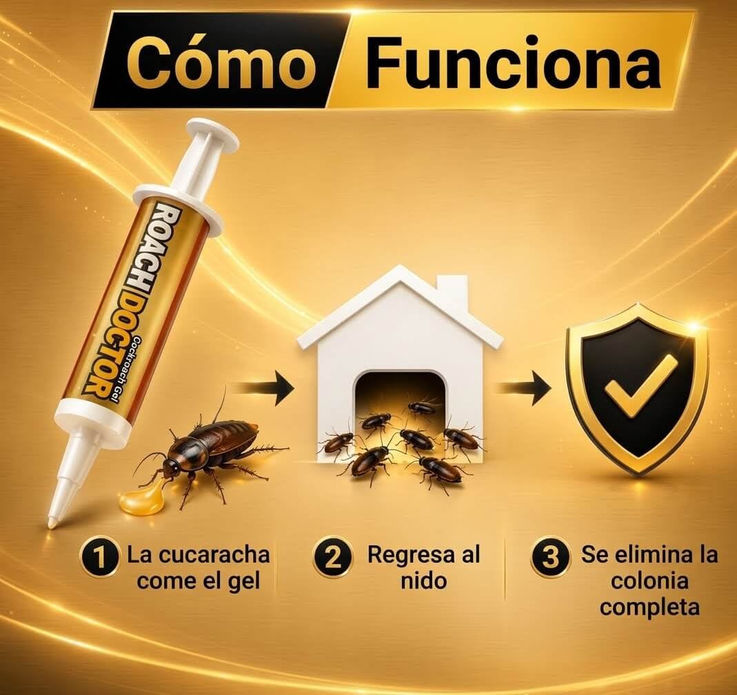 RoachDoctor® Elimina las Cucarachas de Raíz