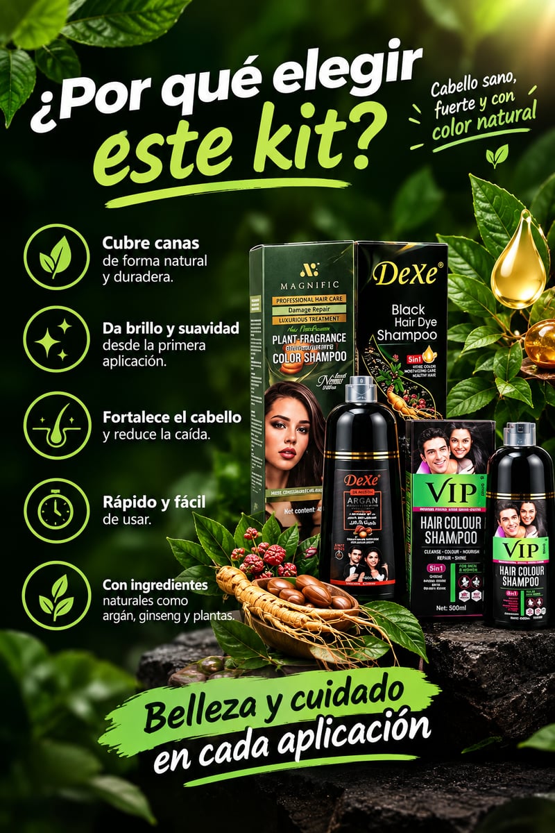 Shampoo reparador 3 en 1