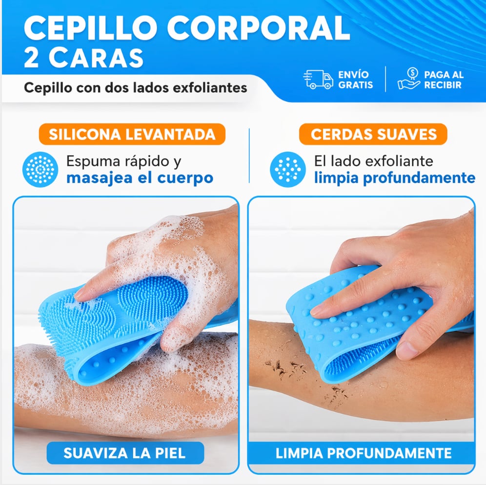 🧼✨ Cepillo Corporal Para Higiene Personal
