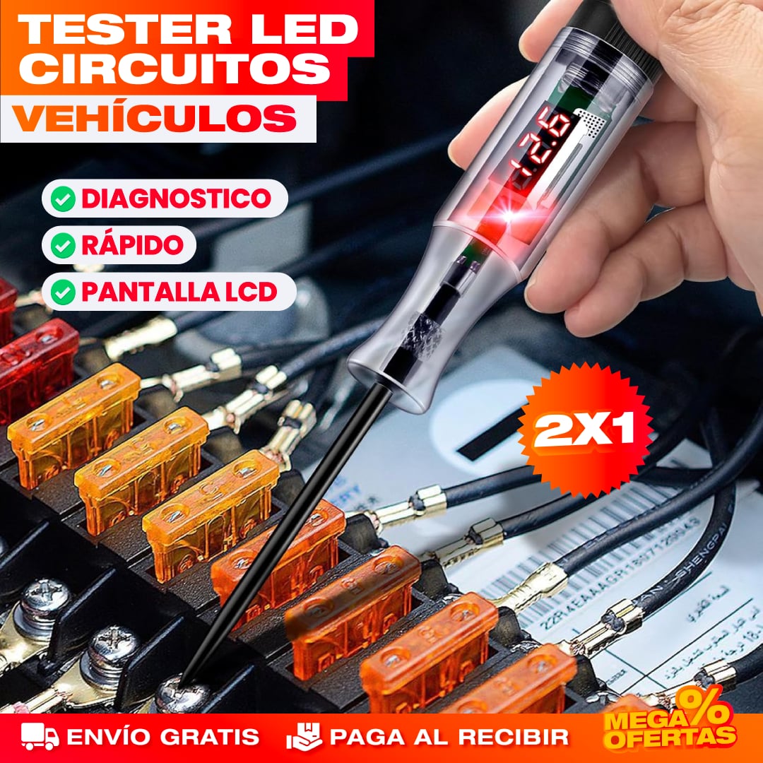 PROMO 2X1 TESTER LED CIRCUITOS DE VEHÍCULOS