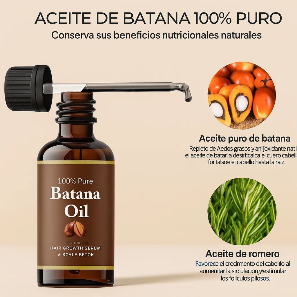Aceite de Batana Original – Stop Caída, Más Fuerza y Brillo