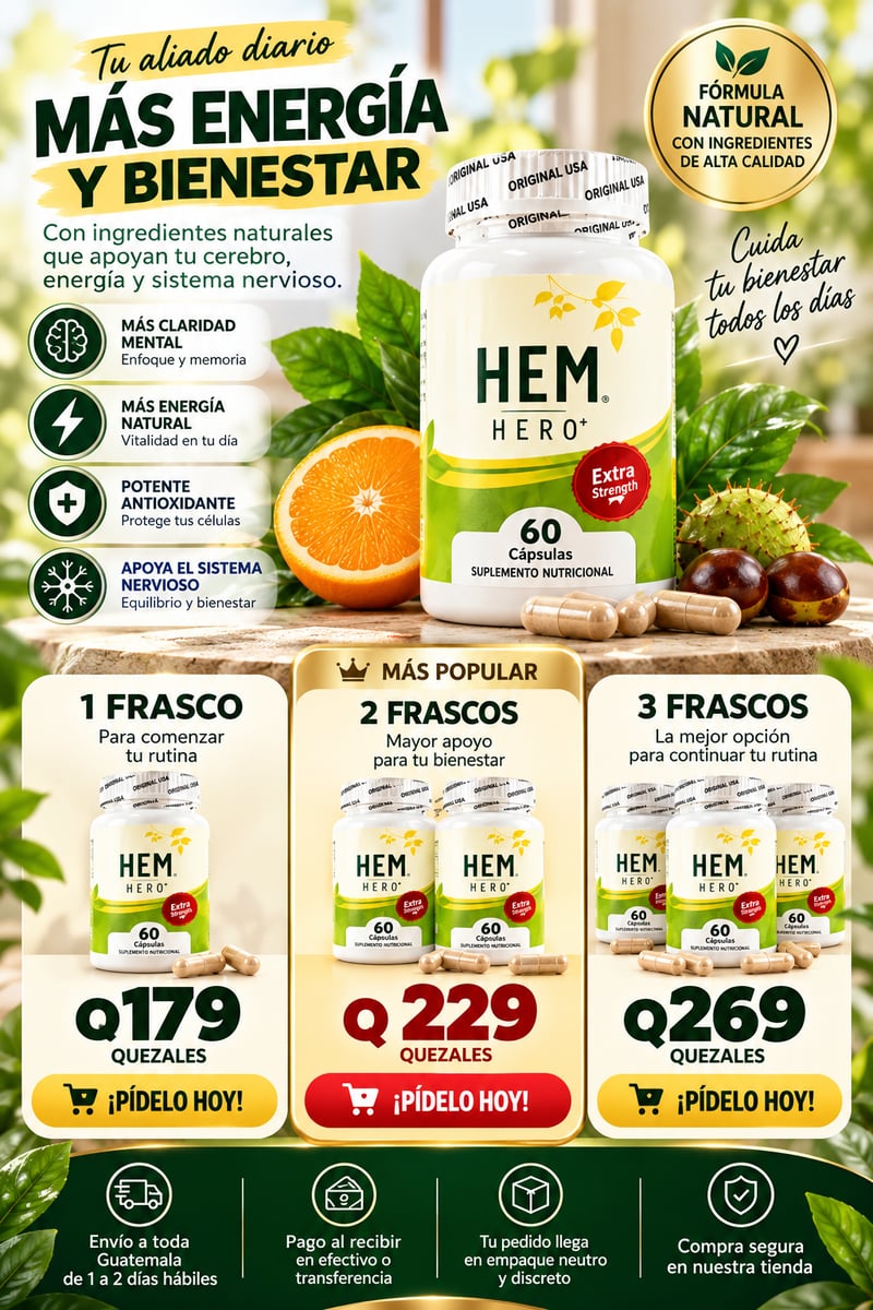 Hem Hero™ Apoyo natural para las hemorroides