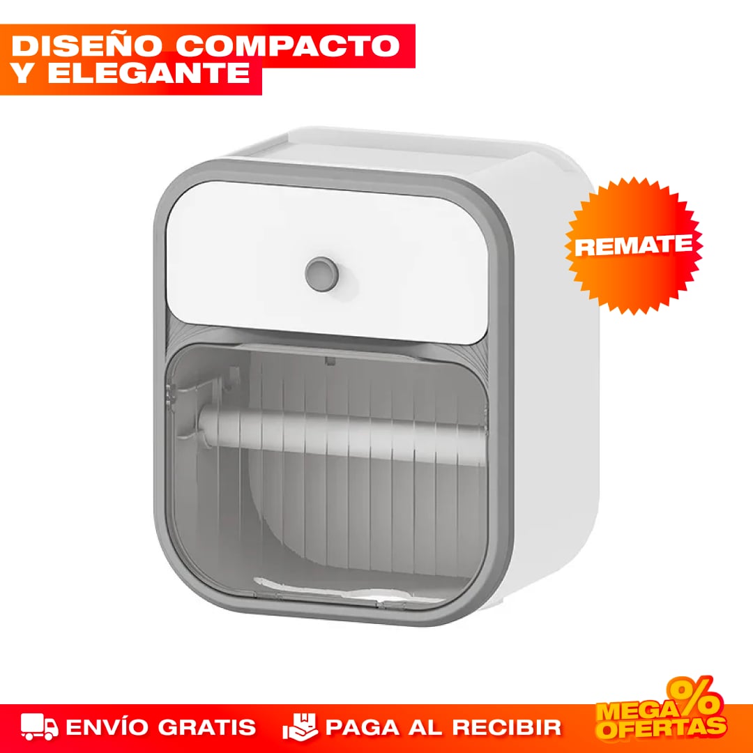 ORGANIZADOR Y SOPORTE DE PAPEL HIGIENICO PARA EL BAÑO