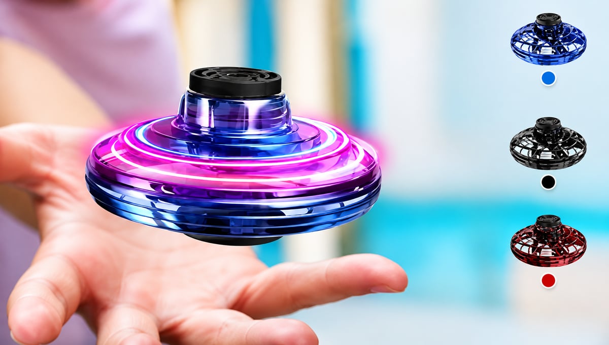 S-SPINERVOLA 🚀 OVNI VOLADOR CON LUCES LED – ¡LA DIVERSIÓN QUE VUELA!
