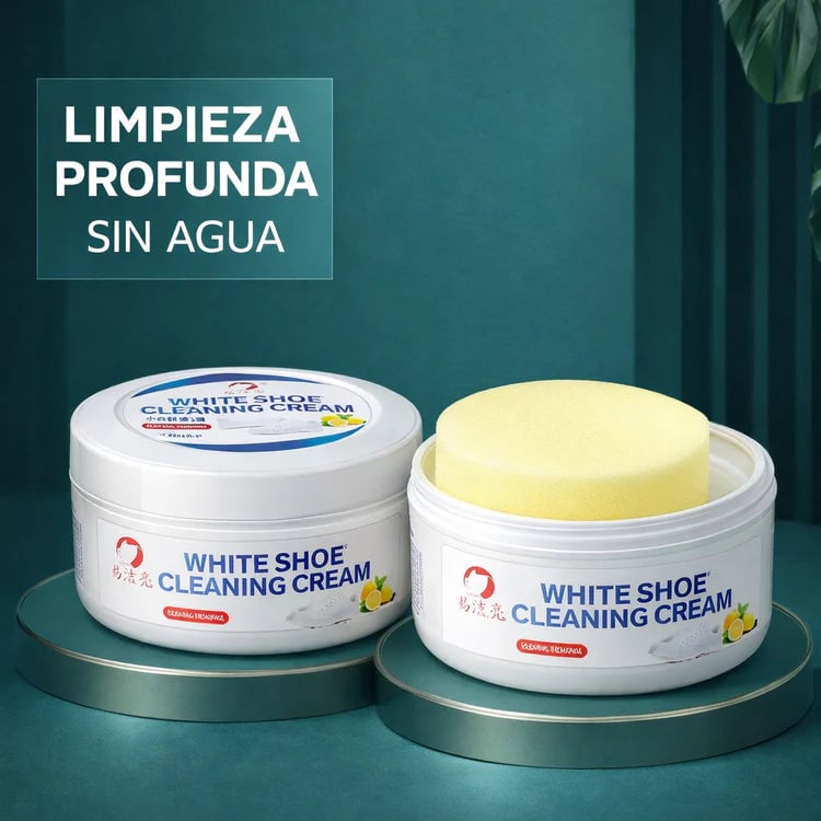 Crema Limpiadora Calzado - ¡Tus zapatos blancos como el primer día!