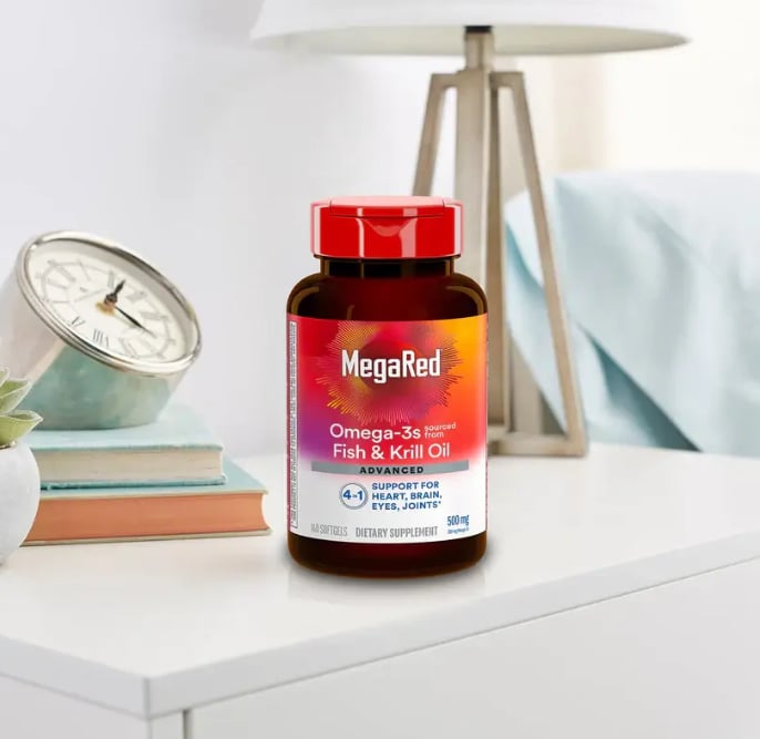 🔥 MegaRed Omega 3s®  – Impulsa tu testosterona y energía natural  1000 mg. 60 Caps.