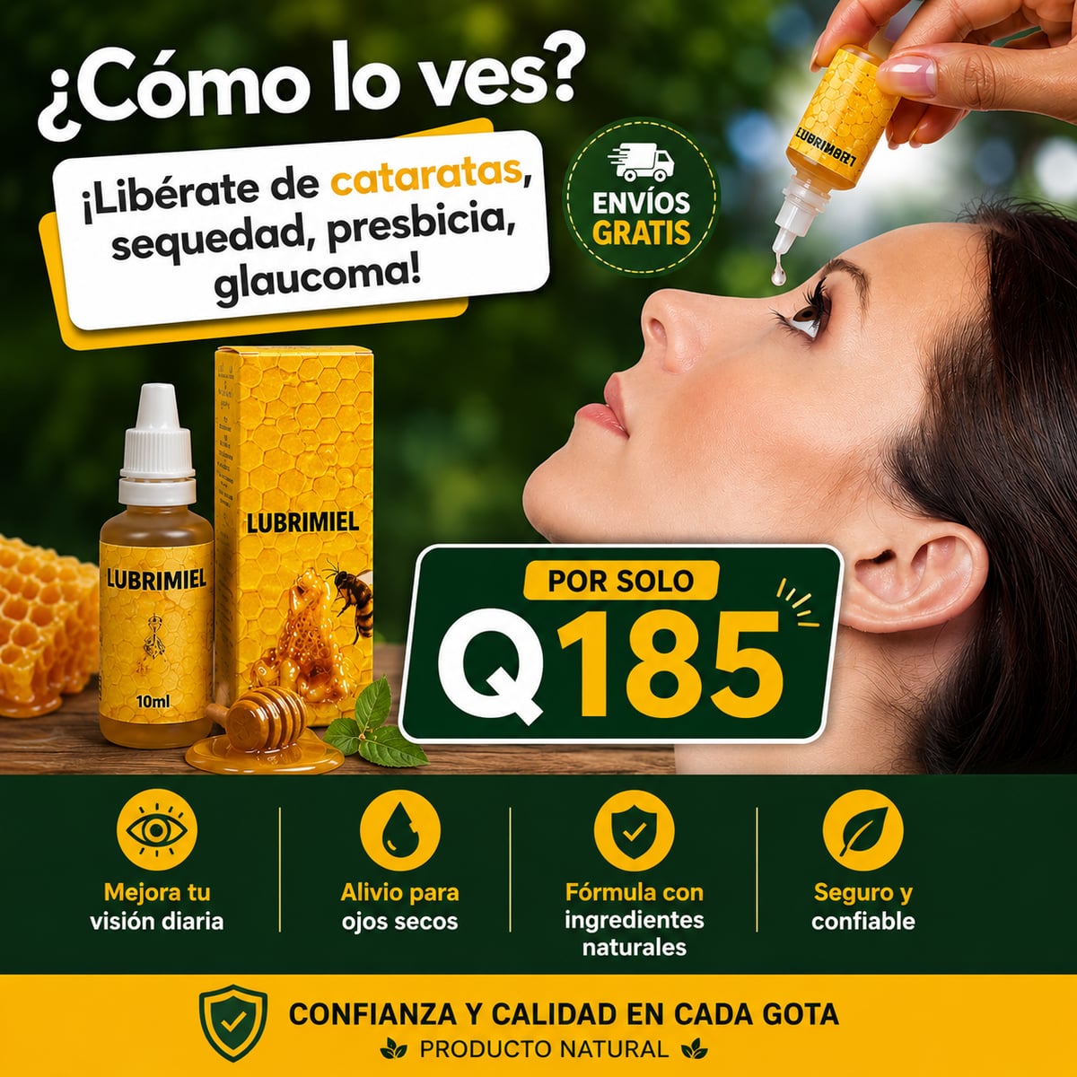 LUBRIMIEL™🐝- GOTAS MÁGICAS + ENVÍO GRATIS📦