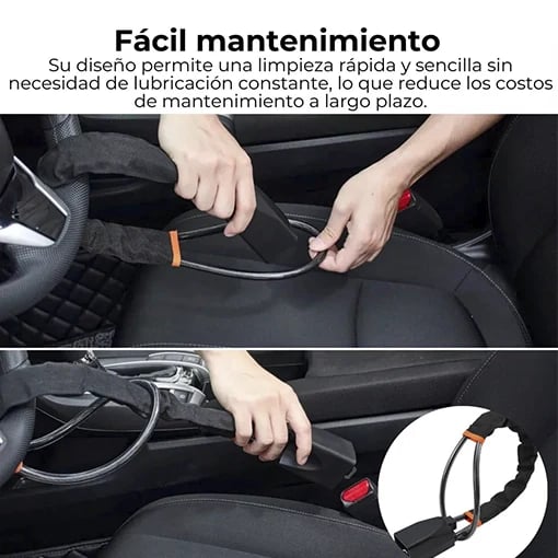 BLOQUEO DE TIMÓN ANTI ROBO 🚘⚡ ¡Evita el robo de tu carro! + ENVIO GRATIS 🎁
