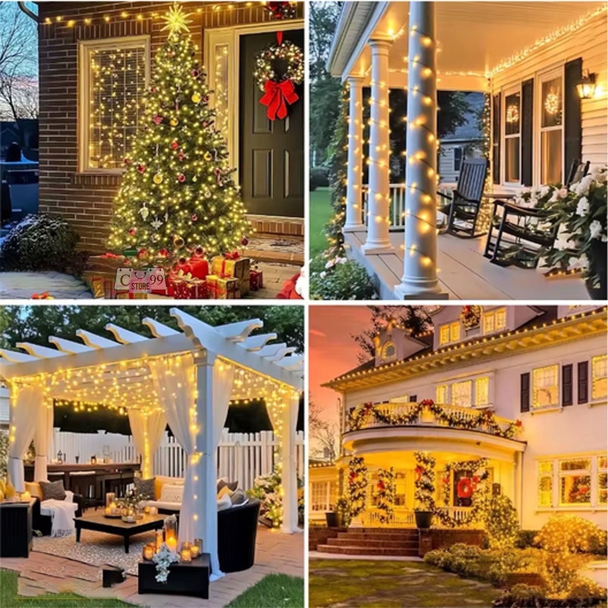 🎄✨  LUCES NAVIDEÑAS CON PANEL S0LAR
