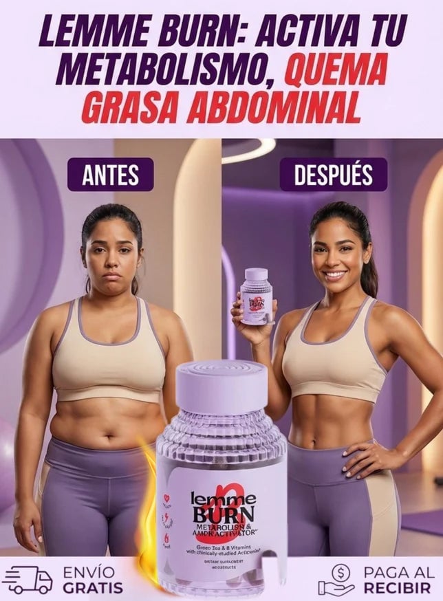 Lemme Burn - Línea Kardashian – 60 Cápsulas, Activa el metabolismo y Quema grasa inteligente