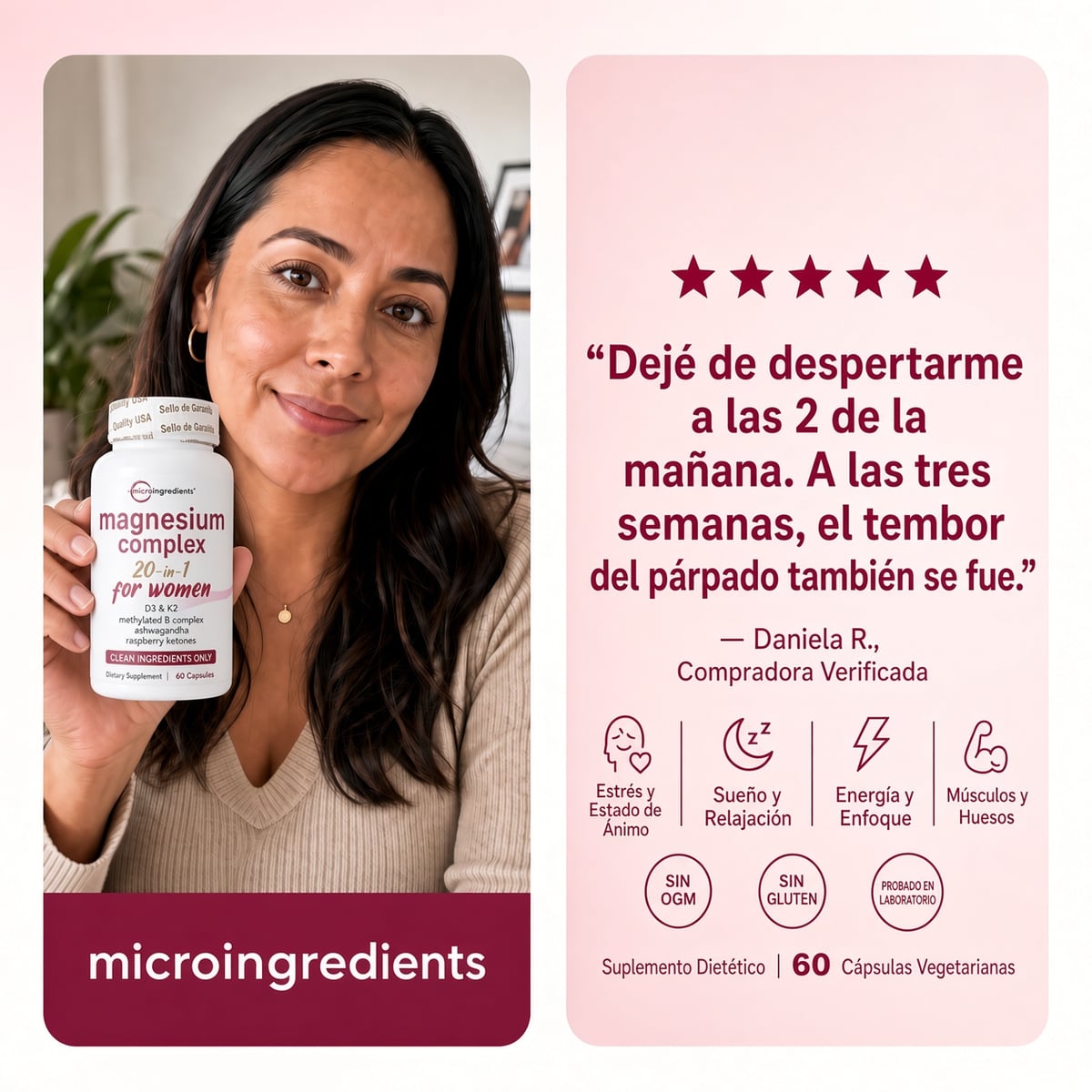 COMPLEJO DE MAGNESIUM PARA MUJERES + ENVIO GRATIS