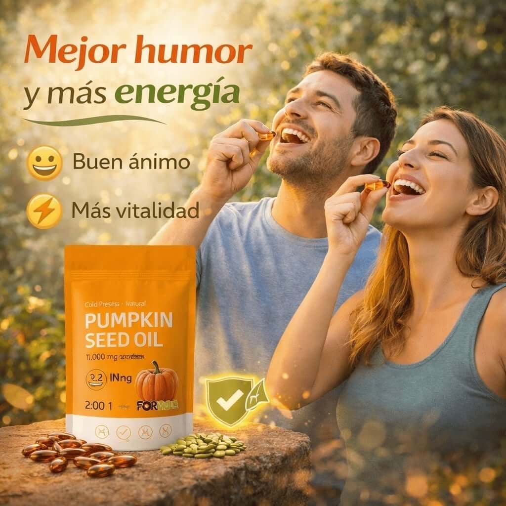 ACEITE DE SEMILLA DE CALABAZA – BIENESTAR NATURAL PARA TODO TU CUERPO, HORMONAS, RIÑONES Y CALIDAD DE VIDA