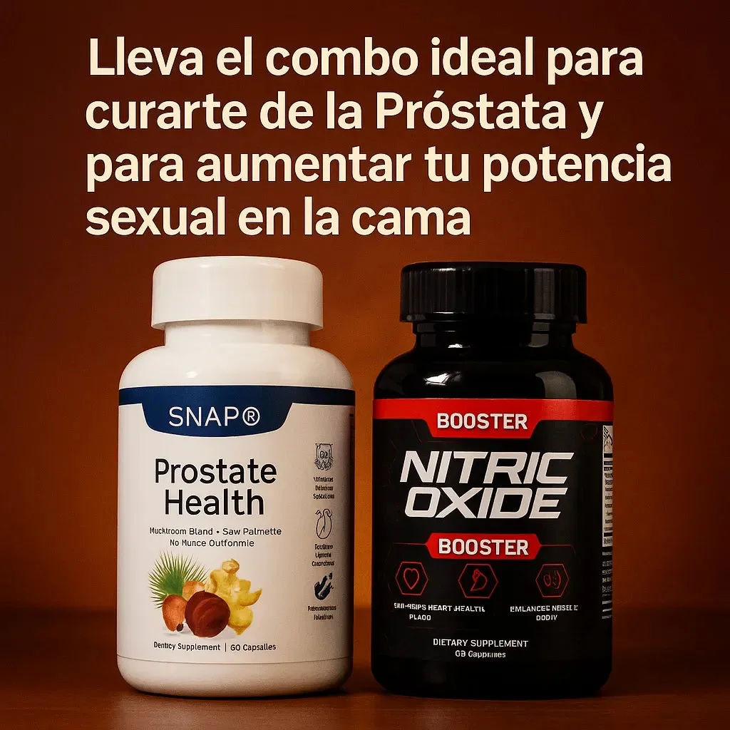 PROSTATE+NITRIC COMBO - ELIMINATES PROSTATITIS, PREVENTS CANCER, AND INCREASES YOUR SEXUAL POTENCY