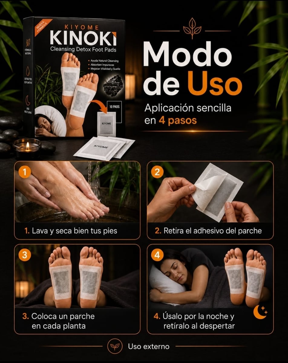 Parches Desintoxicantes Kinoki 