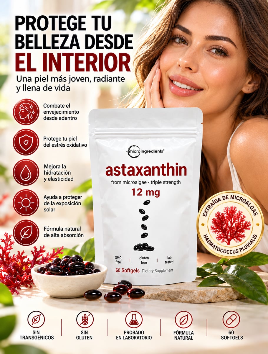 Astaxanthin en 60 Softgels