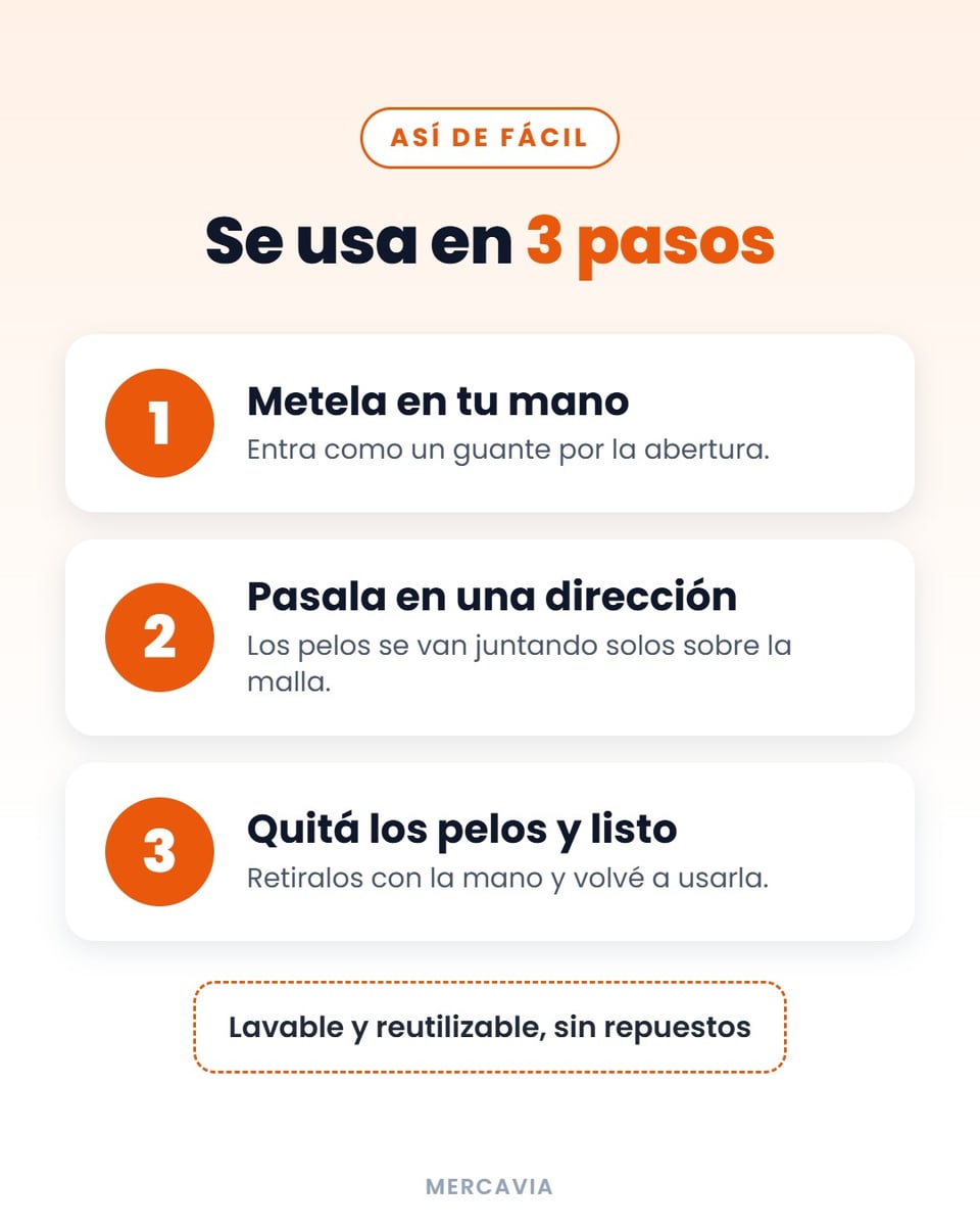 Se usa en 3 pasos