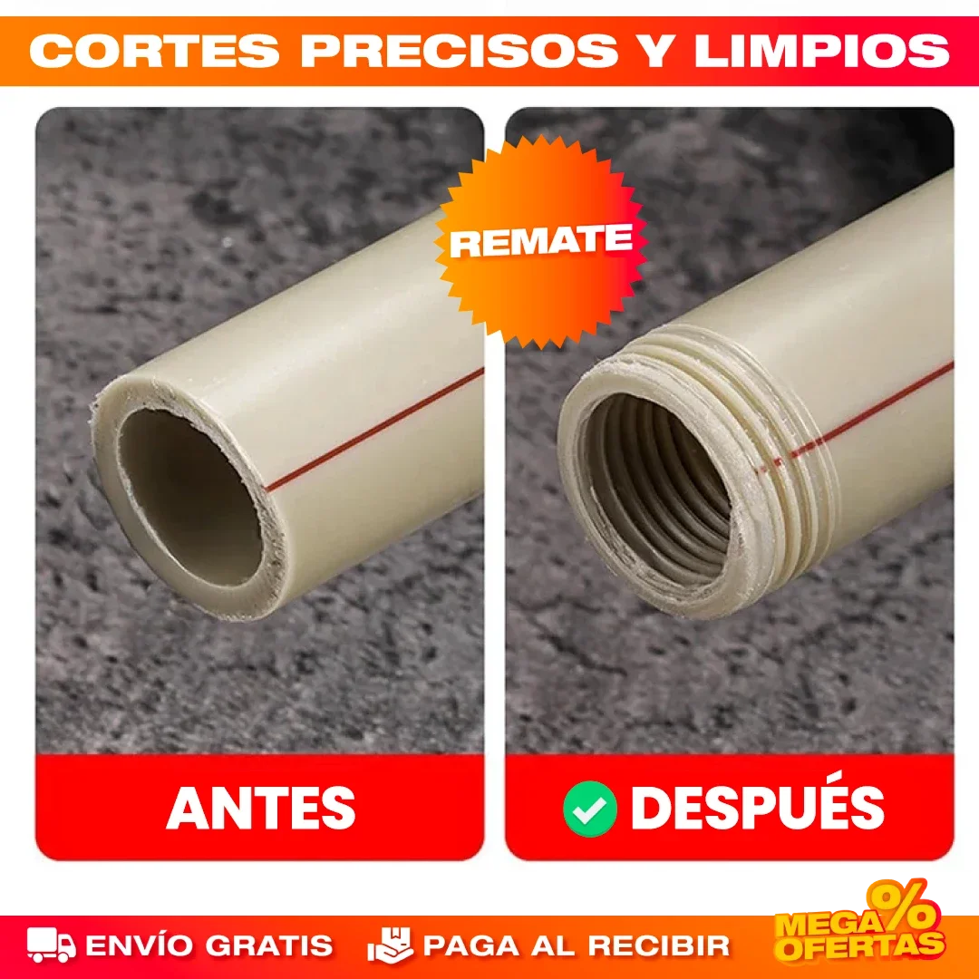 SET GUÍA DE ROSCADO TUBERÍA PVC