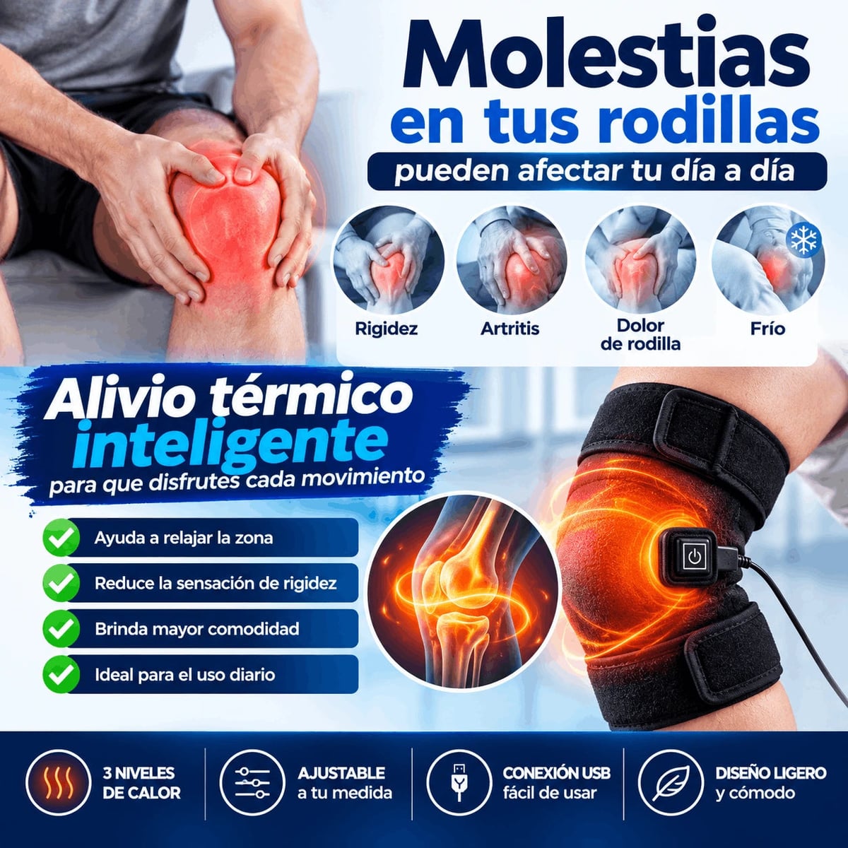ThermoFlex™ Menos rigidez. Más movimiento. Más libertad.