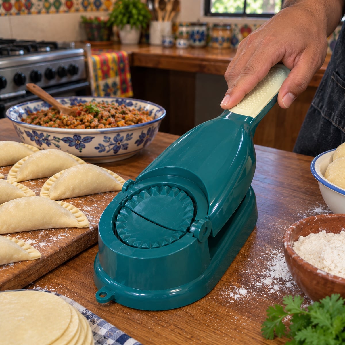 EMPANADAS PERFECTAS EN SEGUNDOS - Máquina para hacer Empanadas + ENVÍO GRATIS