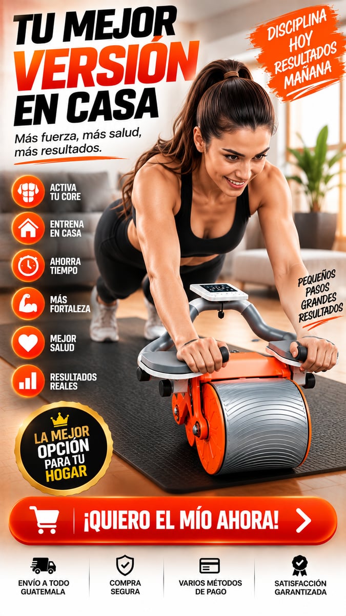 Rodillo Abdominal. Ejercicios en Casa