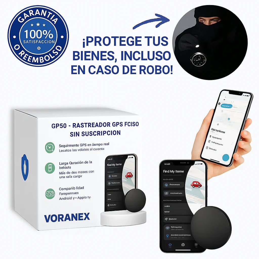 Rastreador GPS preciso sin suscripción (Android/Apple)