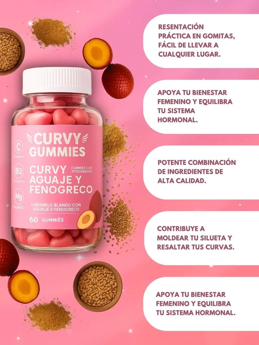 Curvy Gummies Glúteos Naturales