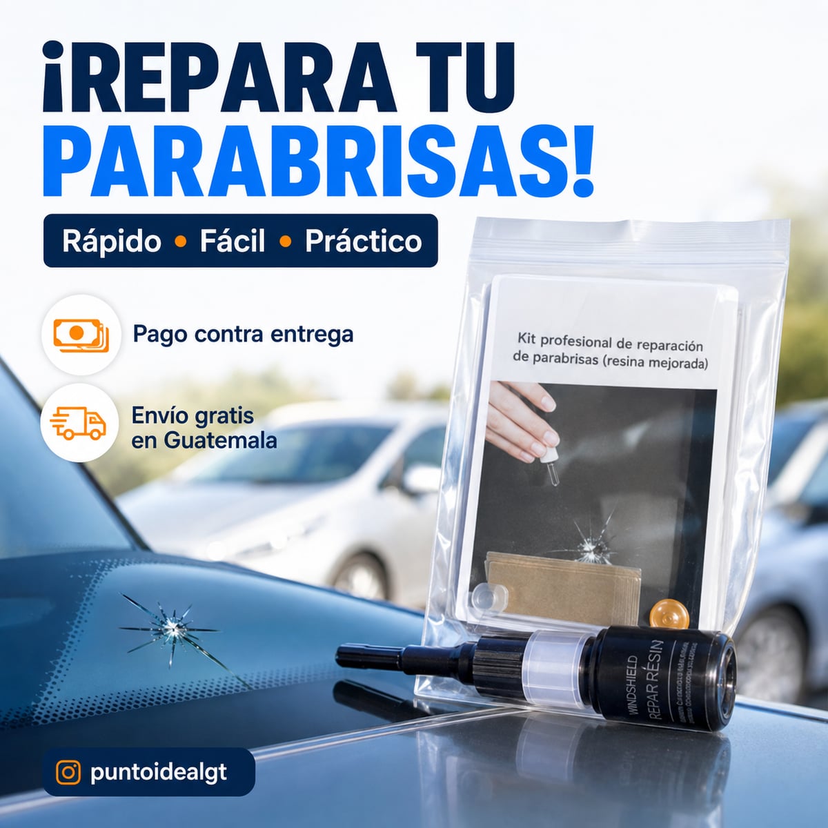 Reparador de Vidrios NanoGlass® Envió 🚚 gratis/ Paga al Recibir