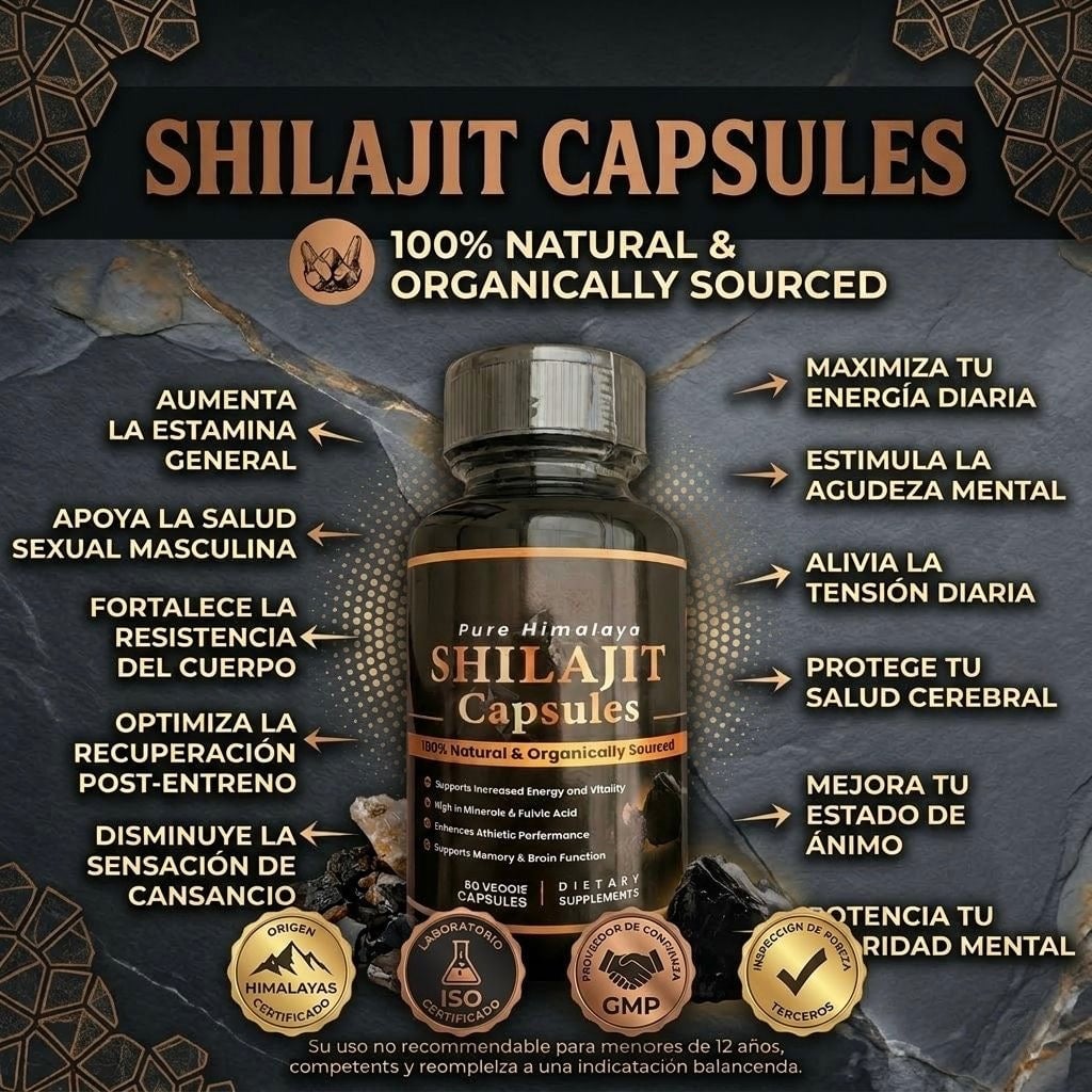 🔥 ALTA DEMANDA-SHILAJIT (120 gr)-ENVIO GRATIS🎁