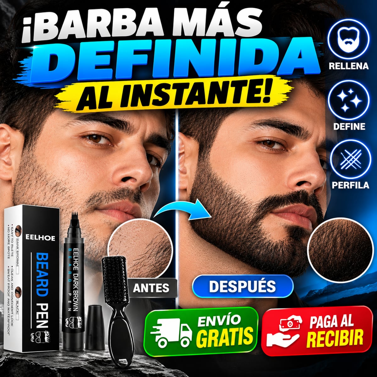 🔥 ¿HUECOS EN TU BARBA? RELLÉNALOS EN MINUTOS