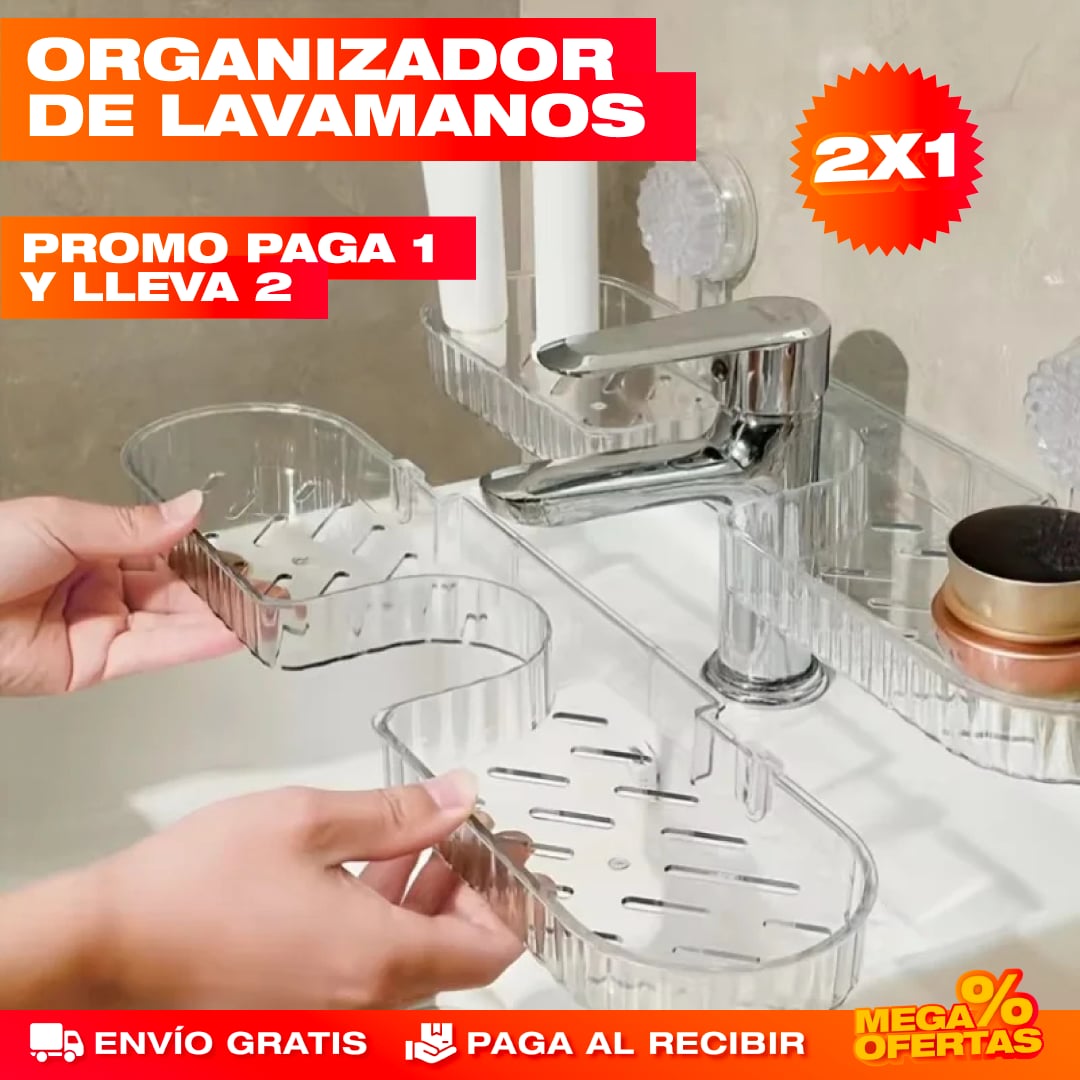 PROMO 2X1 ORGANIZADOR DE LAVAMANOS DE LUJO