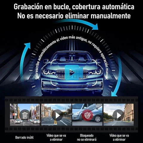 Retrovisor con Dashcam® HD